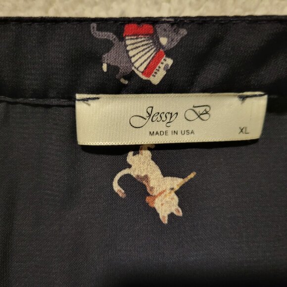 Modcloth Jessy B Cat Blouse - Picture 4 of 4